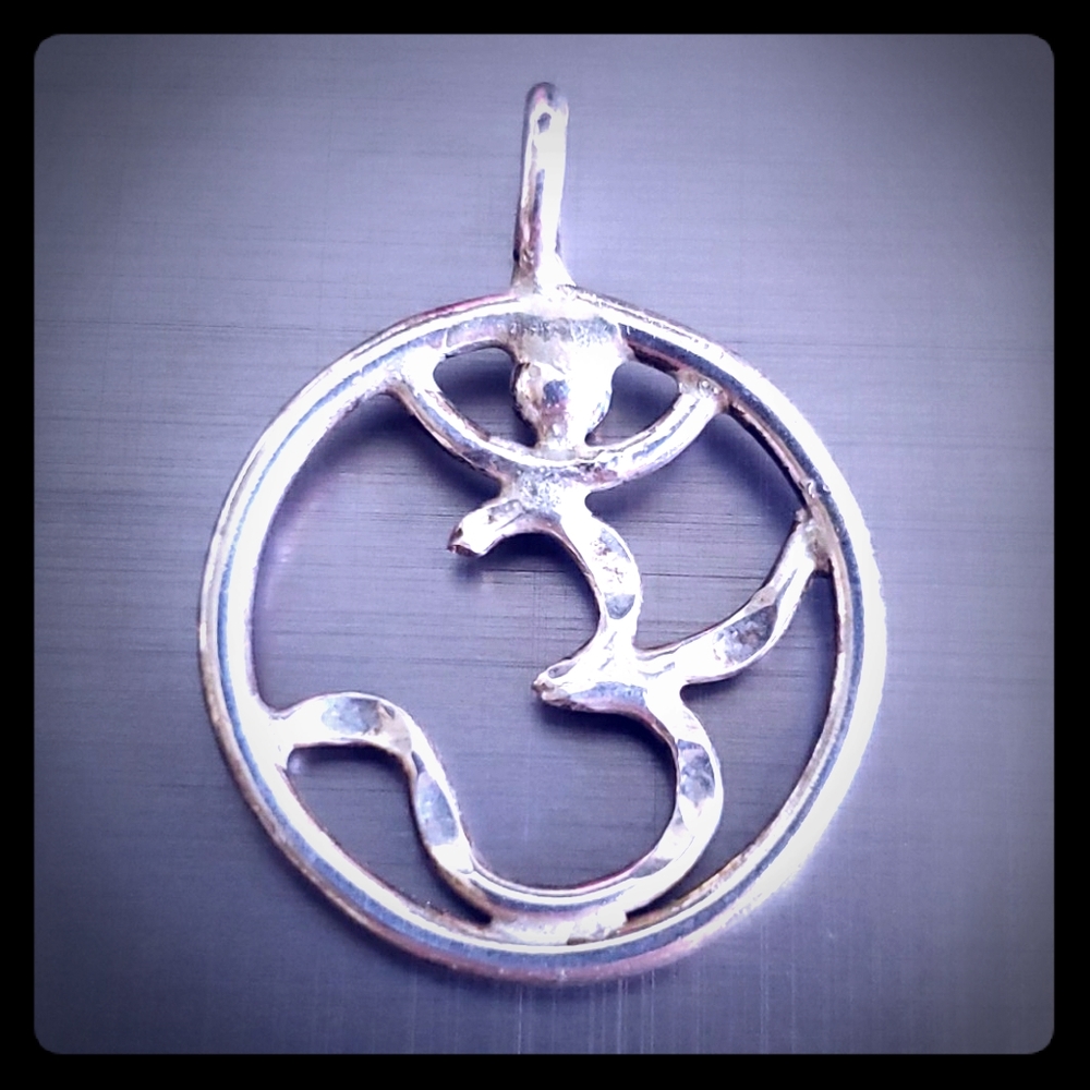 🕉 SILVER "OM" CHARM